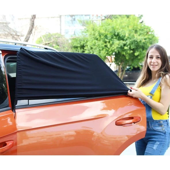 Oto Cam Perdesi Büyük 107x47 cm 532 - Resim 8