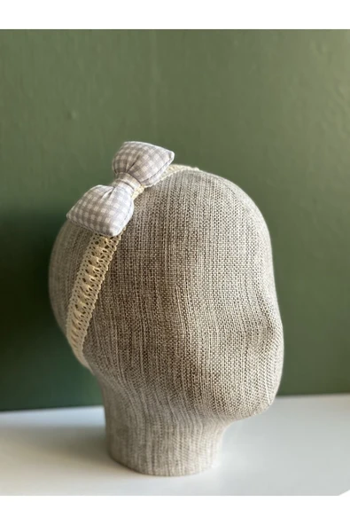 MOISY Pötikare 2'li Bebek Saç Bandı (Kırmızı - Gri) - 2