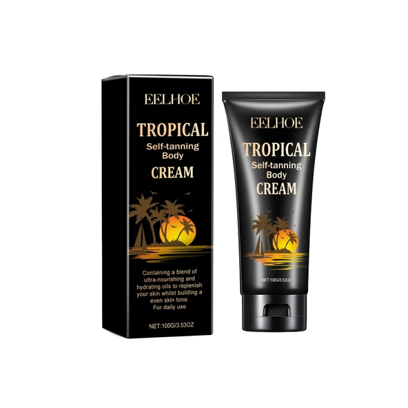 Tropikal Bronzlaştırıcı Vücut Kremi - Doğal Nemlendirici - 100g