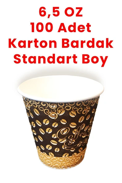 Balkan 6,5 Oz Oz Karton çay kahve bardağı Kağıt Bardak Tek Kullanımlık