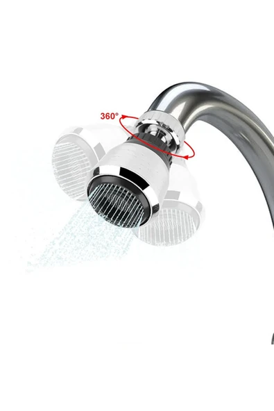 SPRENDA Filtreli Musluk Ucu Mutfakta Devrim: 360° Döner Başlıklı, Su Tasarruflu Musluk Aparatı! - Resim 3