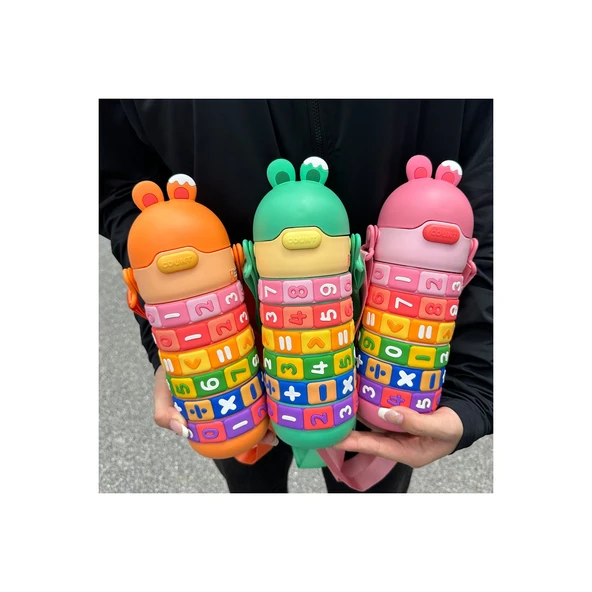 Maskot 430ML Karikatür 316 Paslanmaz Çelik Termos (Yurt Dışından) - Resim 3