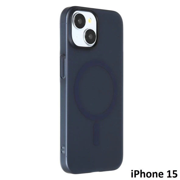 İphone 15 Tuna Buzlu Sert İnce Magsafe Telefon Kılıfı - Resim 4