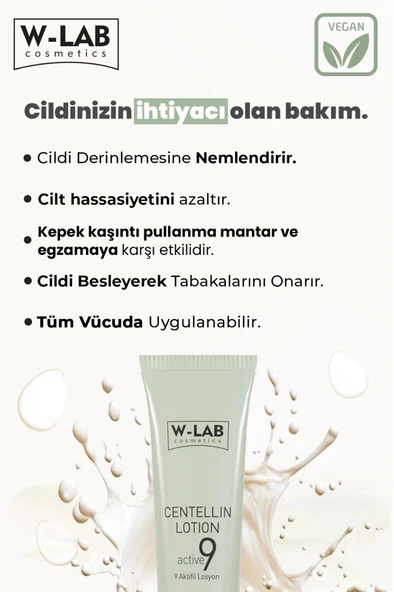 W-Lab Kozmetik Centellin 9 Aktifli Losyon 50 ML - 2