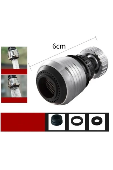 SPRENDA Filtreli Musluk Ucu Mutfakta Devrim: 360° Döner Başlıklı, Su Tasarruflu Musluk Aparatı! - Resim 2