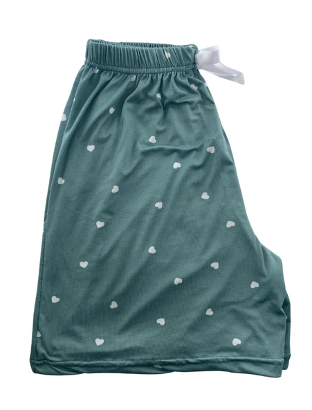 Kadın Kalp Desenli Şort Milan - 001 - 3