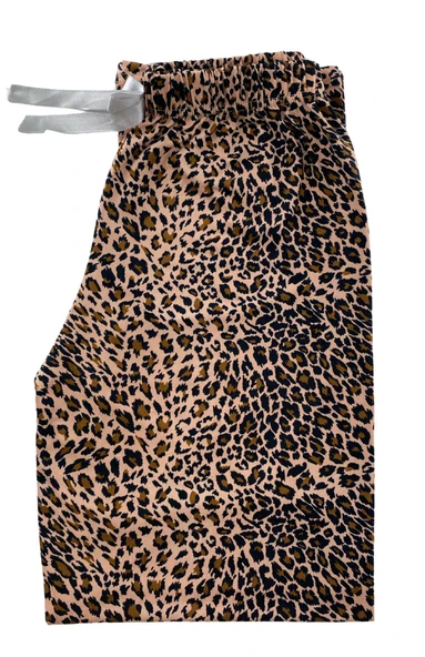 Kadın Leopar Desenli Pijama Altı Milan - 103 - 3