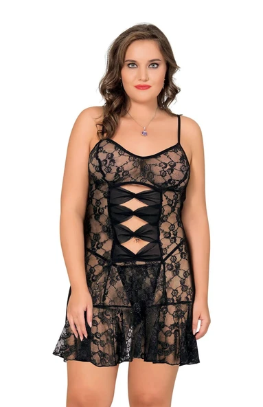 Kadın Tül Gecelik Moongirl - 429