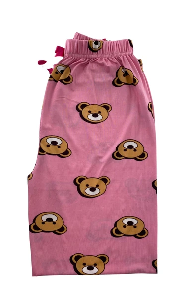 Kadın Ayıcık Desen Pijama Altı Milan - 104 - 6