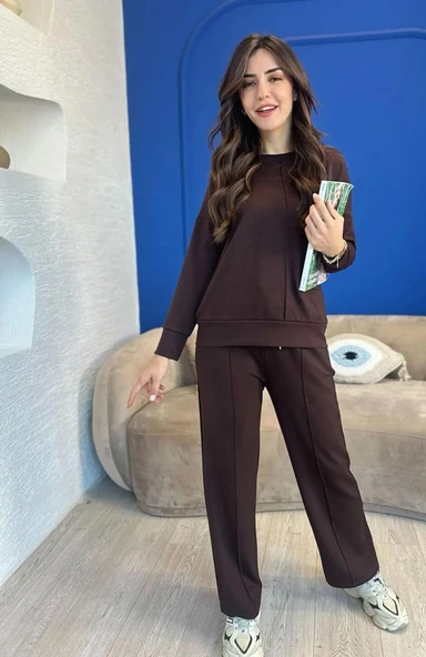 Kadın Vogsıgn Modal Çımalı Eşofman Takımı - 376 - 3