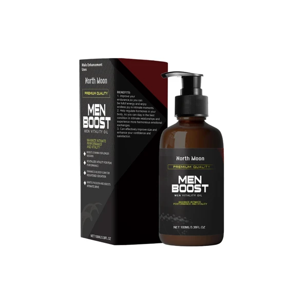 Erkek Vücut Bakım Yağı - Nemlendirici ve Besleyici Masaj Yağı - 100ml