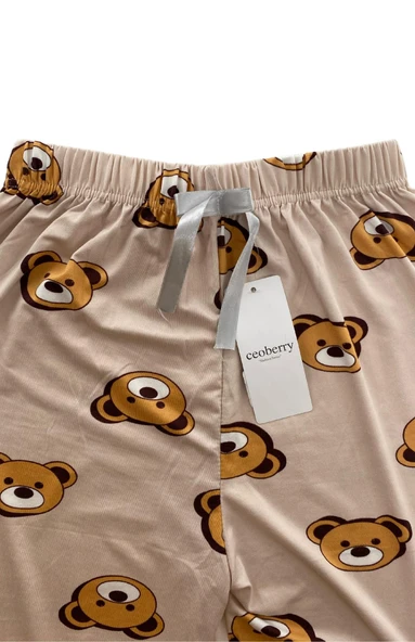 Kadın Ayıcık Desen Pijama Altı Milan - 104 - 3