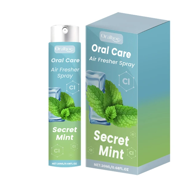 Oralhoe Secret Mint Ağız Bakım Spreyi 20ml - Nefes Tazeleyici, Kahve Lekesi Çıkarıcı, Diş Beyazlatıcı