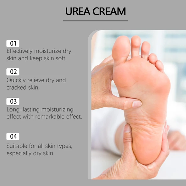 Üreli Ayak Bakım Kremi - 100g - Nemlendirici ve Peeling Etkili