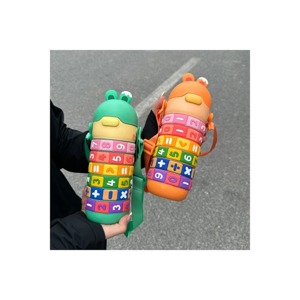 Maskot 430ML Karikatür 316 Paslanmaz Çelik Termos (Yurt Dışından) - Resim 2