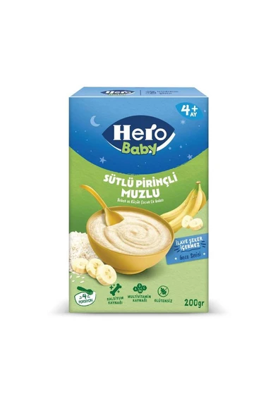 Hero Baby Sütlü Pirinçli Muzlu Kaşık Mama - 2