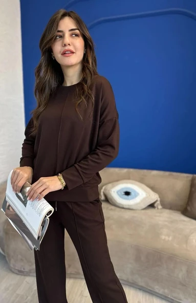 Kadın Vogsıgn Modal Çımalı Eşofman Takımı - 376 - 4