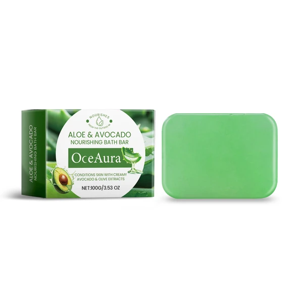 Aloe Vera, Avokado ve Zeytinyağlı Nemlendirici Sabun - 100g