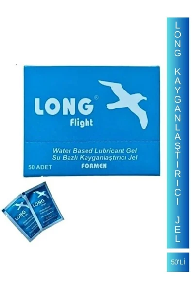 Long Mendil Long Flight Lubricant Jel 50'li 1 Paket