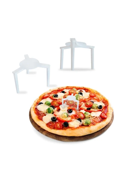 Balkan Plastik Pizza Ayağı 100 Adet (Pizza Kutusu Destekleyici) Tripod