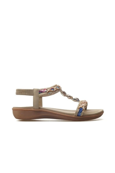 Guja 25Y150-11 Kadın Sandalet Bej 36-41 - 2