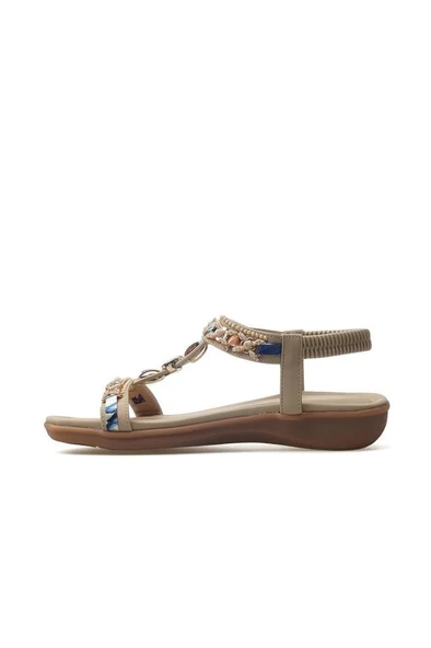 Guja 25Y150-11 Kadın Sandalet Bej 36-41 - 3
