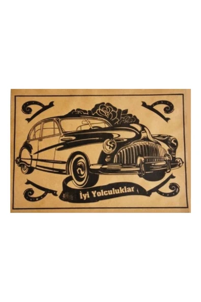 BALKAN AMBALAJ Kraft 500 Adet Oto Paspas Kağıdı - 120g - 35x50cm Baskılı Kalın Kağıt