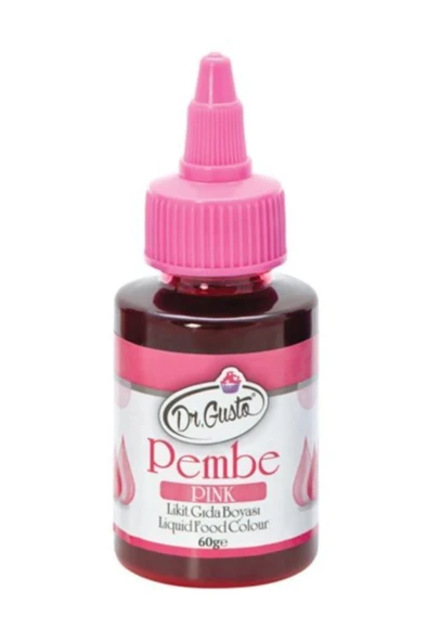 Su Bazlı Likit Gıda Boyası 60 gr Pembe