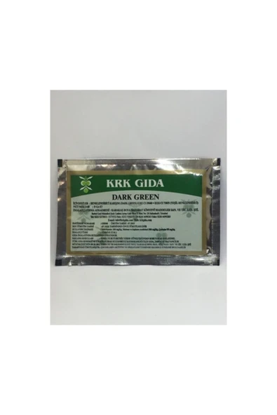Krk Yeşil Toz Gıda Boyası 9 Gr