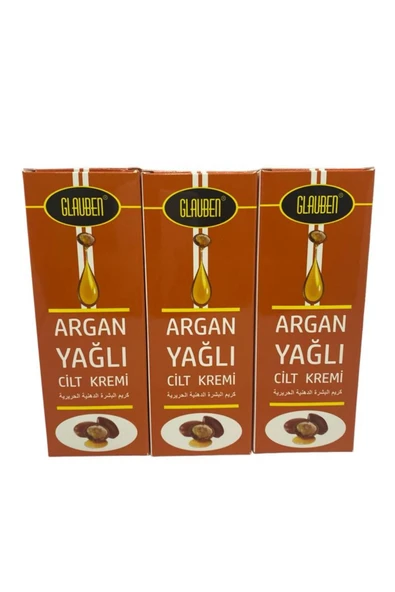 Argan Yağlı Cilt Kremi 3'lü