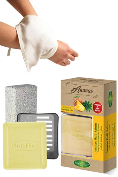 Ananas Sabunu Ve Banyo Kesesi, Katı Sabunluk