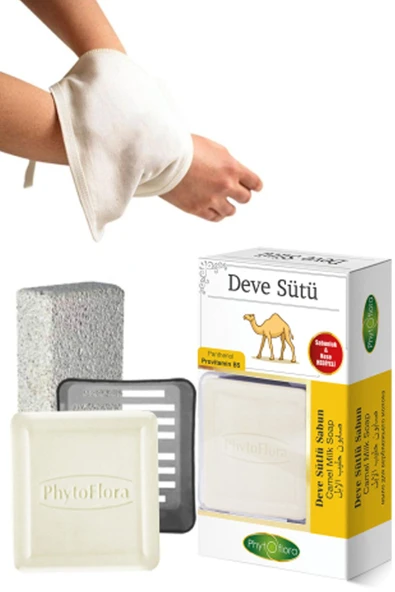 Deve Sütü Sabunu Ve Banyo Kesesi, Katı Sabunluk
