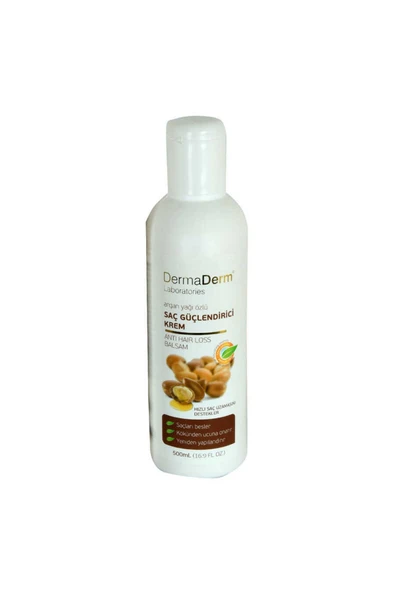 Dermaderm Argan Yağı Özlü Saç Kremi Keratinli Parabensiz 500ml