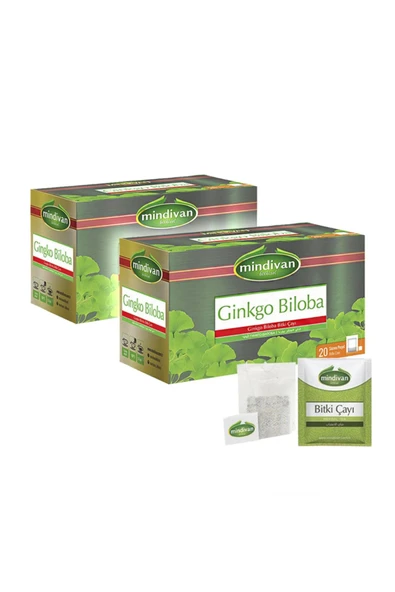 Ginkgo Biloba Çayı 20'li Bitki Çayı X 2 Adet