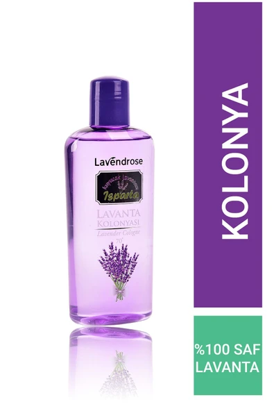 Doğal Lavanta Kolonyası 200 ml Lavendrose 70 derece dökme Geleneksel Türk Kolonyası