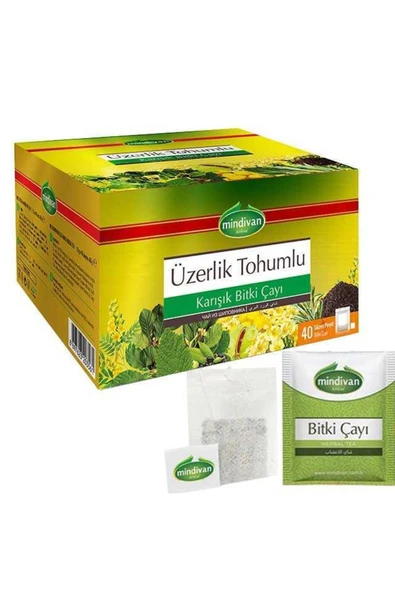 Üzerlik Tohumlu Çay 40'lı Premium Süzen Poşet
