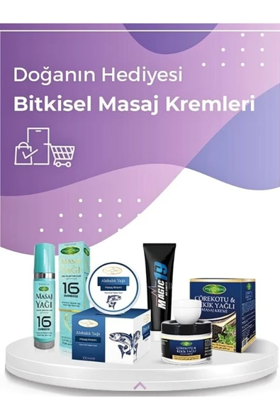 Masaj Kremleri Seti 4Lü Muhteşem Set