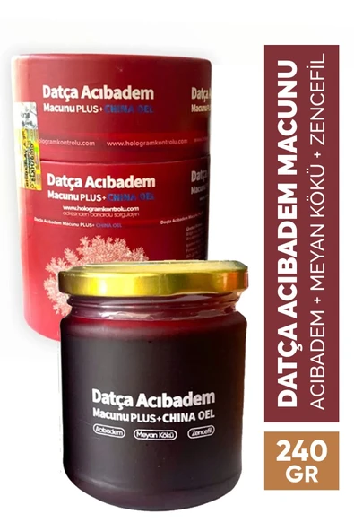 Datça Acıbadem Macunu, Plus China Oel, 240 Gram, Datça Macunu Plus