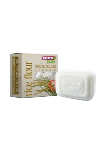 Cilt Beyazlatıcı Pirinç Unu Özlü Sabun, Bitkisel Sabun, 100 Gram