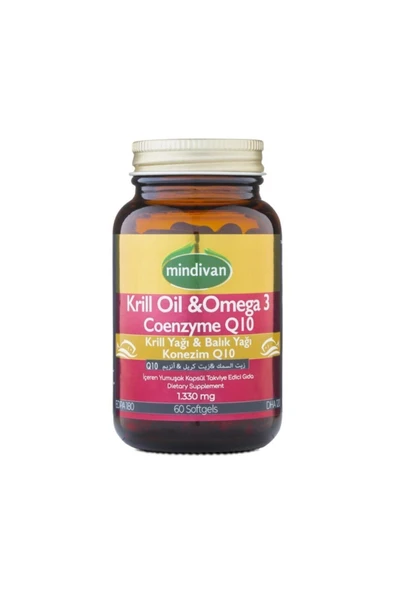 Krill Oil Omega 3 + Coenzyme Q10