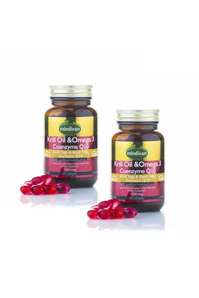 Krilloil - Omega 3 - Coenzyme Q10 X 2 Adet