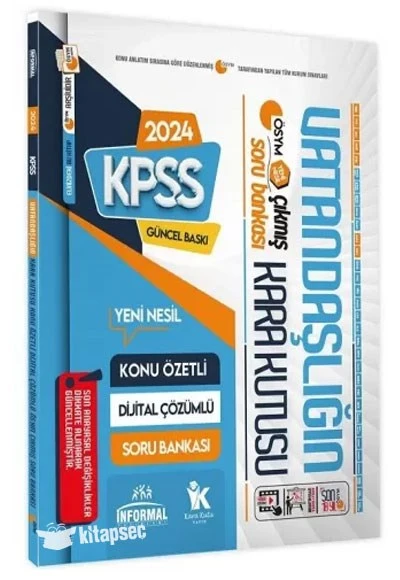 2024 KPSS Vatandaşlığın Kara Kutusu Çıkmış Sorular Soru Bankası İnformal Yayınları ürün görseli 1