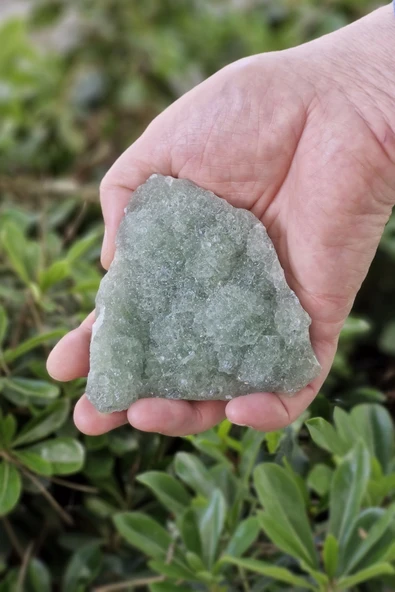 Druse Kristal Yapılı Yeşil Florit Koleksiyonluk Parça 30YF