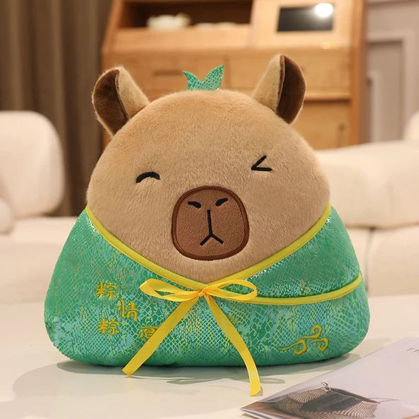 Trendy Çizgi Film Zongzi Peluş Oyuncak - Capybara 22cm