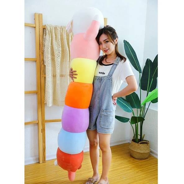 Çizgi Film Tırtıl Tavşan Peluş Oyuncak - 160cm - 7