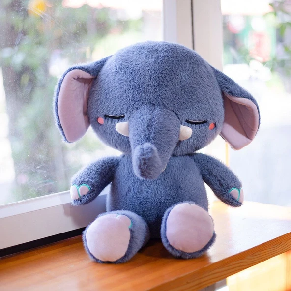 Uyuyan Hayvan Peluş Oyuncak - Tavşan 40cm - 4
