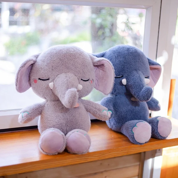 Uyuyan Hayvan Peluş Oyuncak - Tavşan 40cm - 7