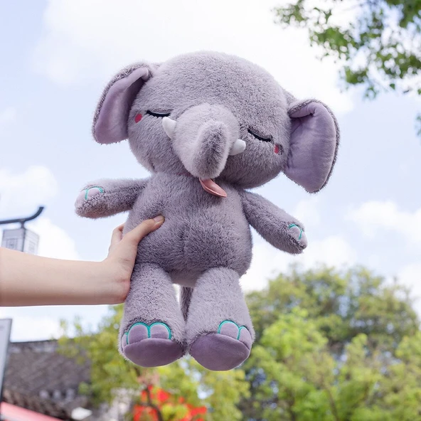Uyuyan Hayvan Peluş Oyuncak - Tavşan 40cm - 8