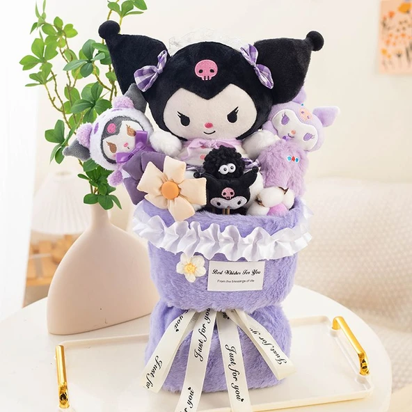 Kapibara Kuromi Peluş Buketi - Küçük Kirby - 12