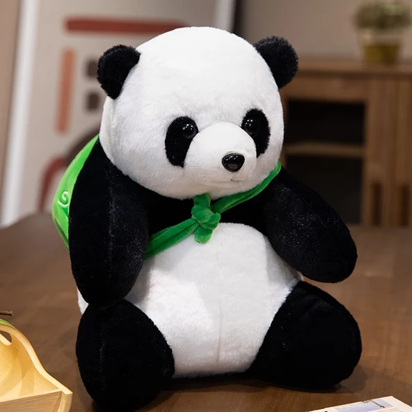 Peluş Panda Oyuncak - Siyah Beyaz - 40cm